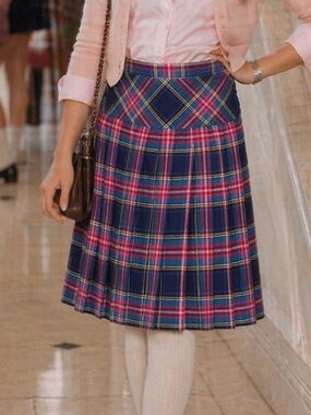 Y2K Plaid Skirt